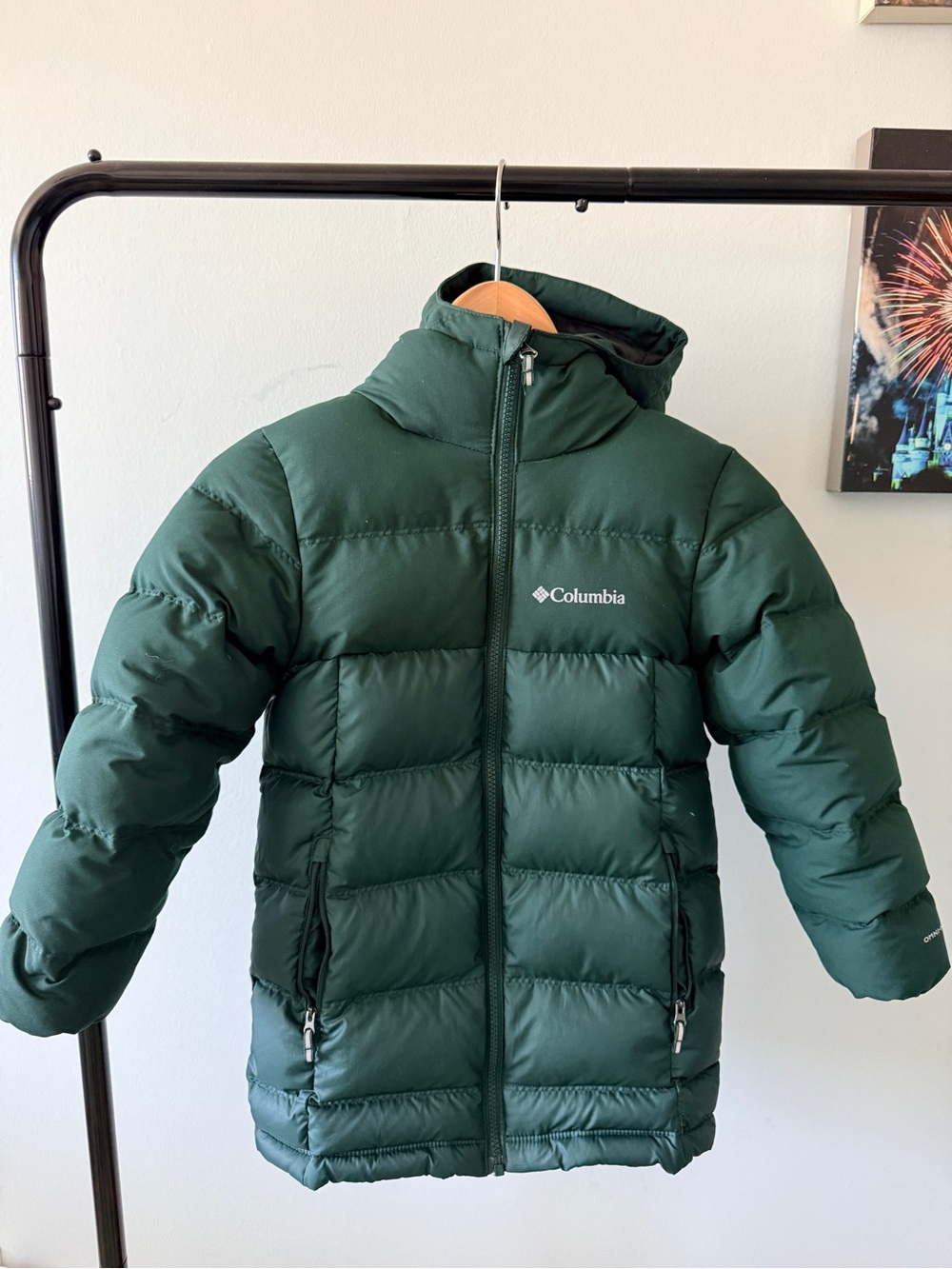 Columbia Hunter Green Bear Hunt Ridge Winter Coat size Youth XS
